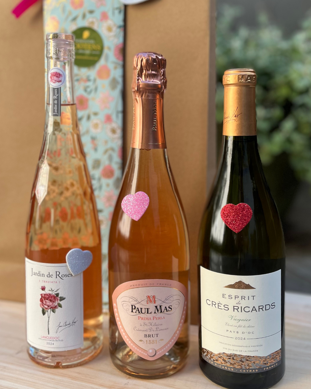 💘 Valentijnscadeaupakket - 3 flessen