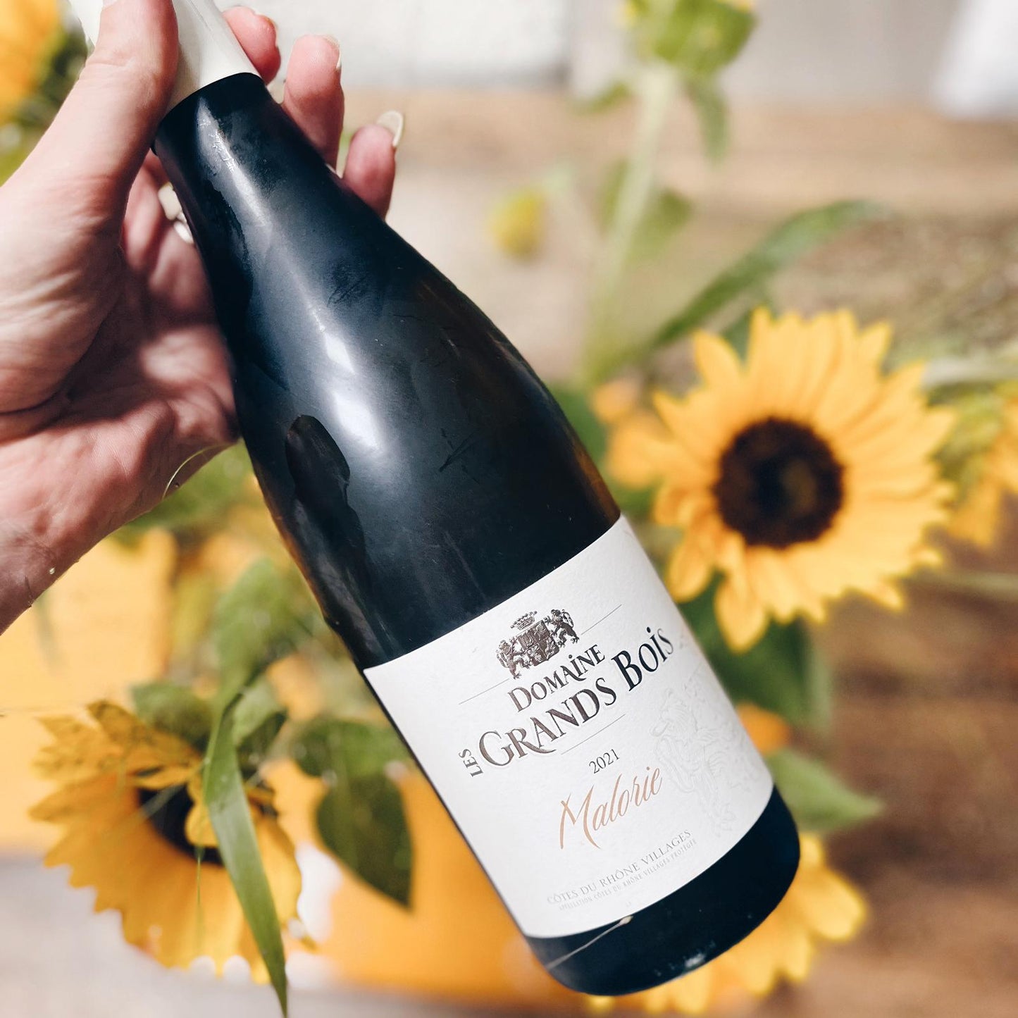 Côtes-du-Rhône-Villages, ‘Cuvée Malorie’, Domaine les Grands Bois, 2021