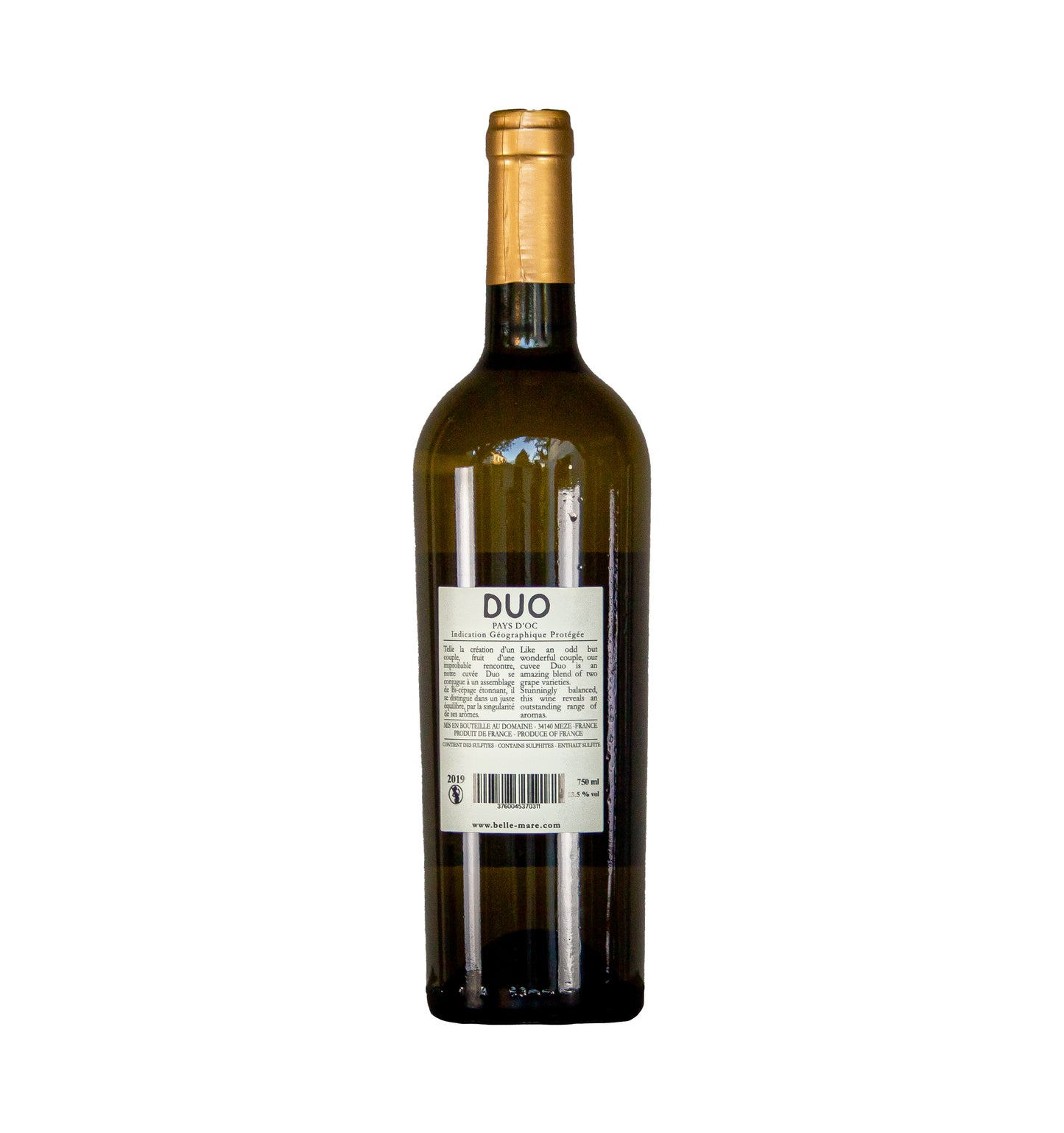 Duo, Chardonnay-Vermentino, IGP Oc, Domaine Belle Mare 2021
