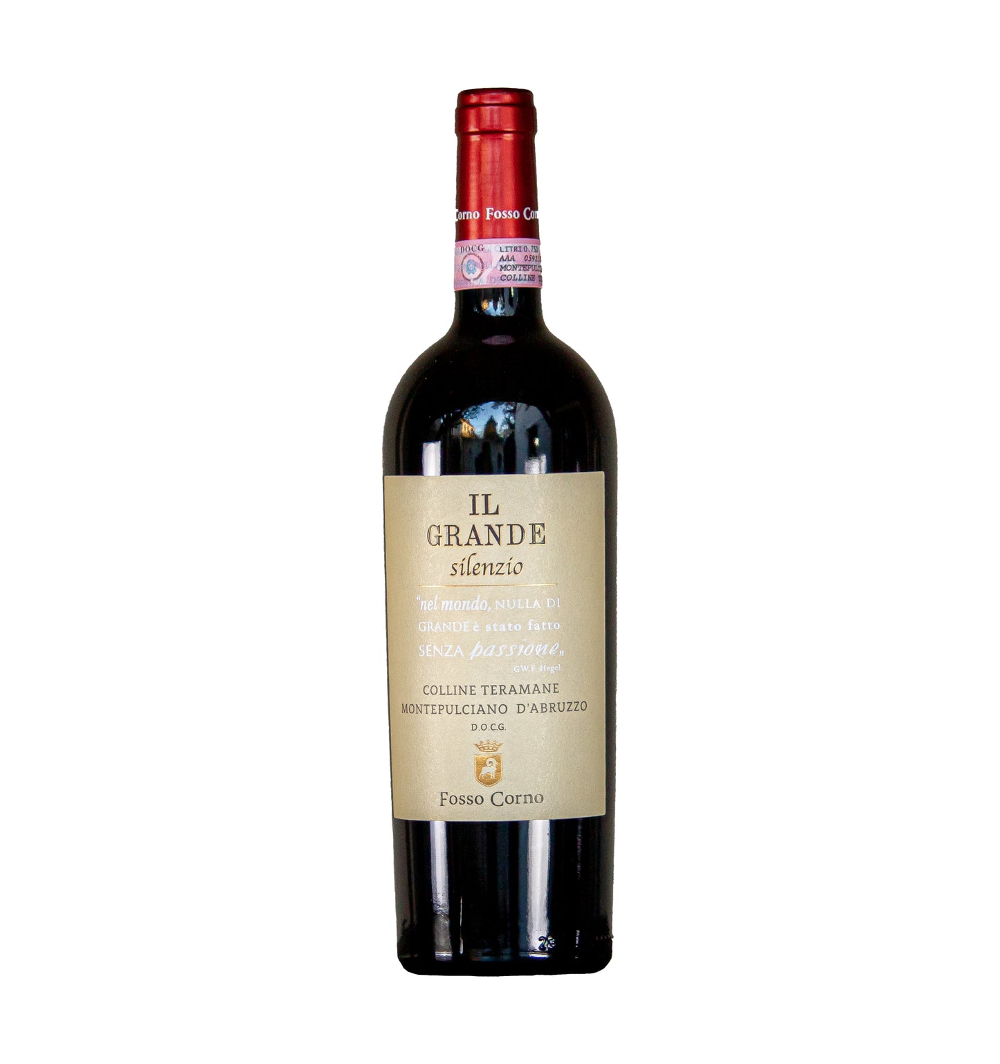 Il Grande Silenzio, Montepulciano d’Abruzzo, Az.Agr. Fosso Corno, Abruzzen, Italie 2018
