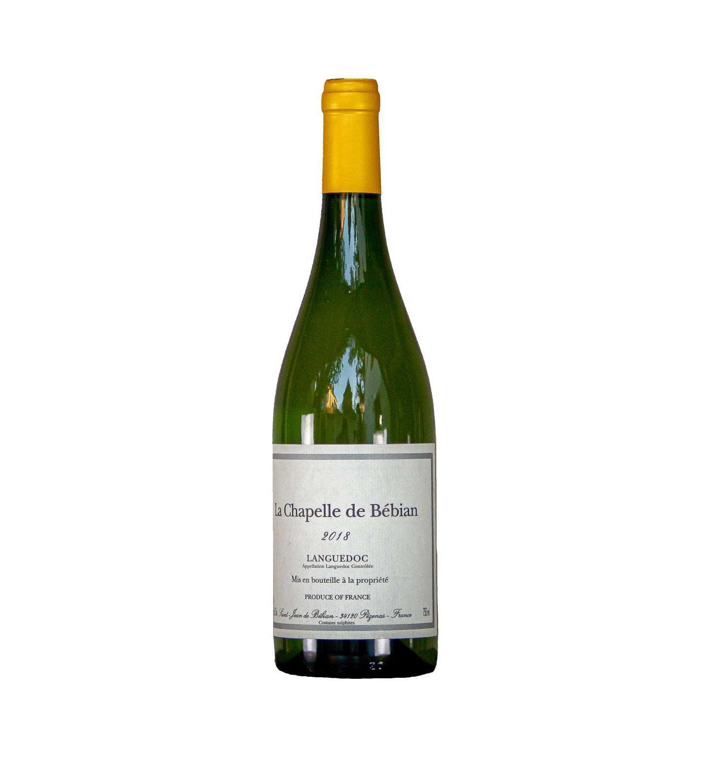 La Chapelle de Bébian, Non Filtré, Languedoc 2019, BIO
