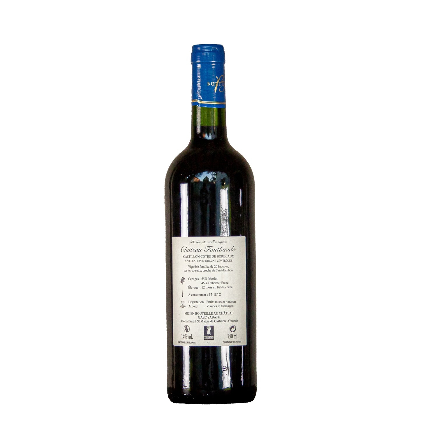Chateau Fontbaude ‘ Vieilles Vignes ‘, Côtes de Castillon BIO 2010