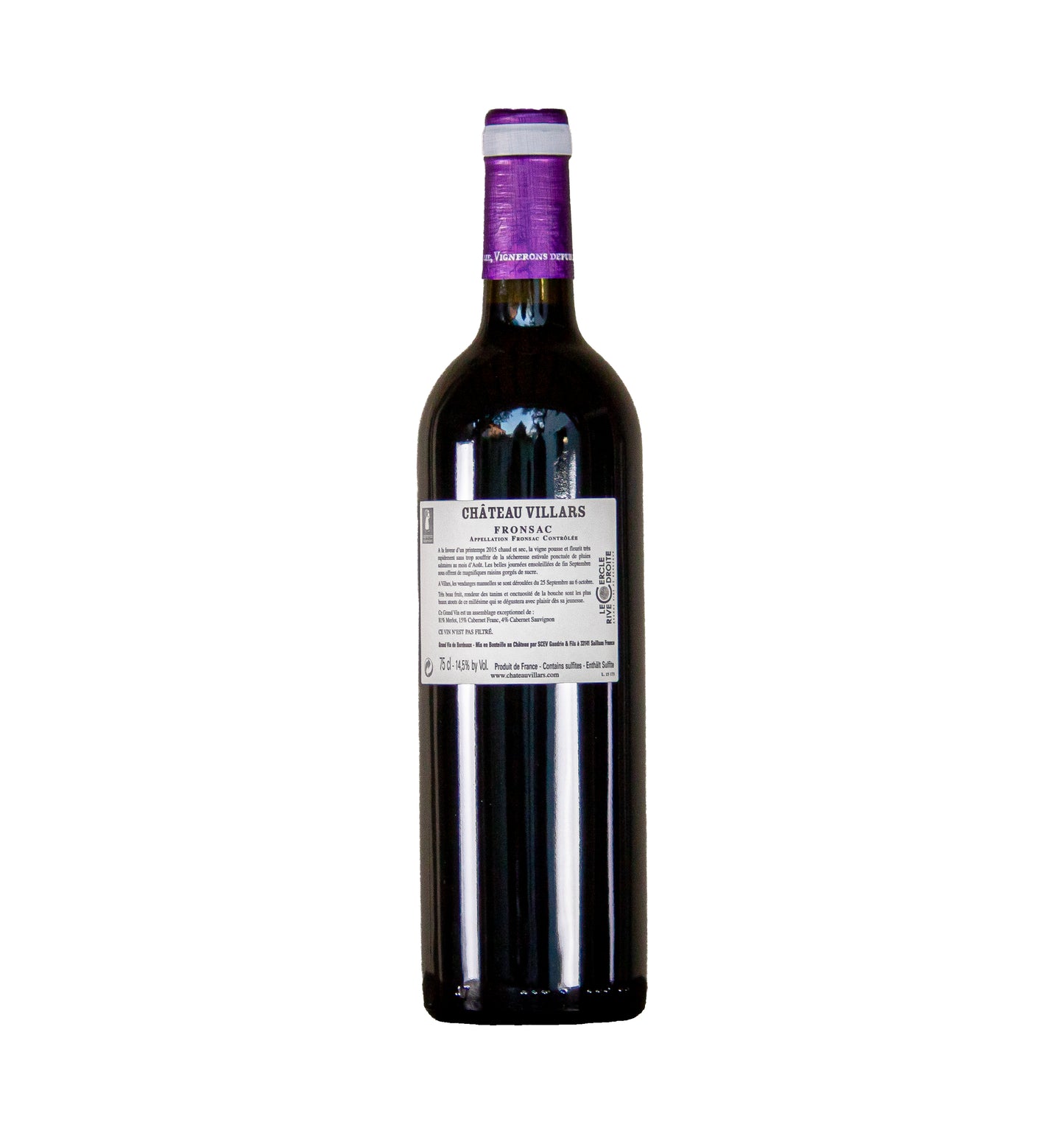 Château Villars ‘Le Grand Vin’, Fronsac, Bordeaux, 2019