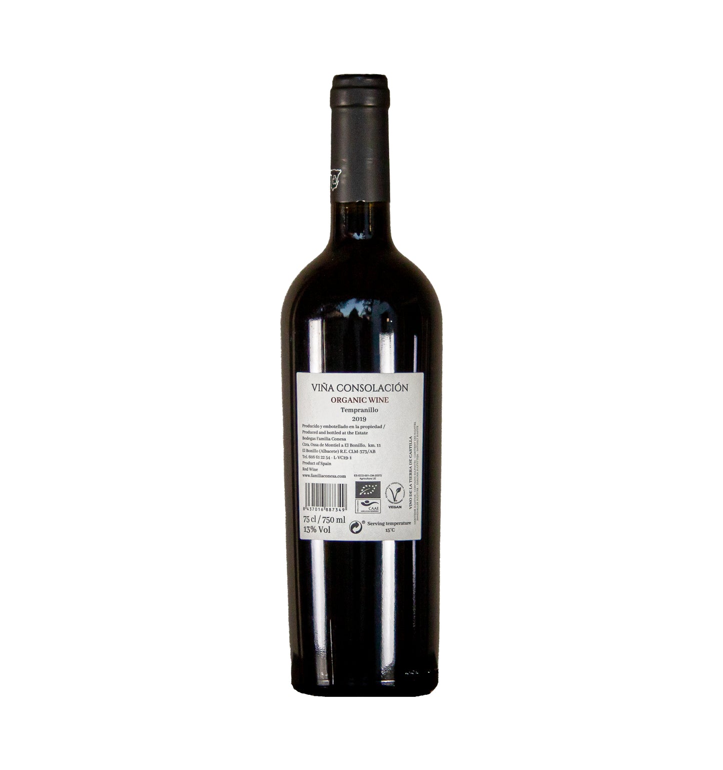 Bodega Conesa ‘Vina Consolacion’, Tempranillo, Vino de la Tierra de Castilla, Spanje BIO 2021