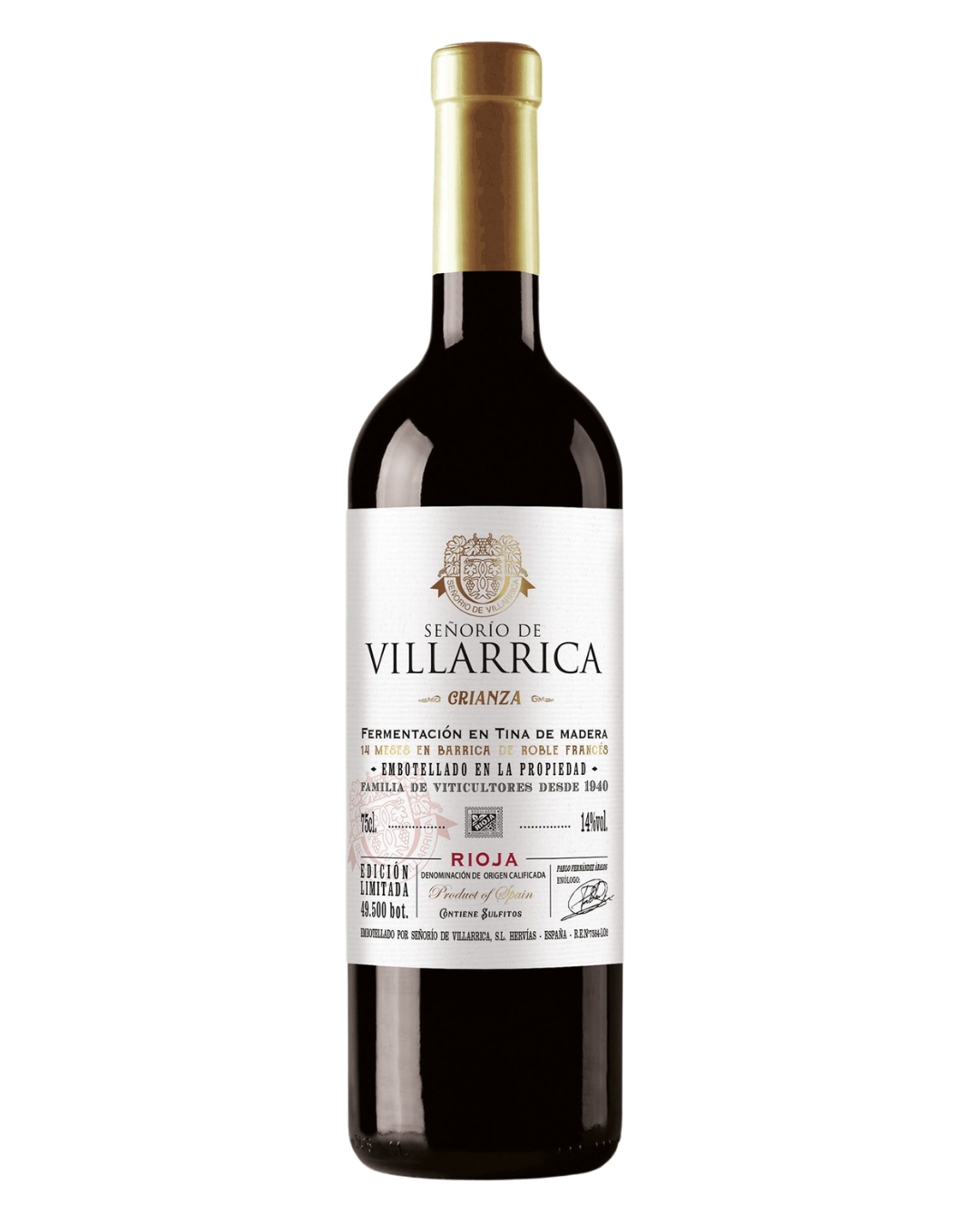 Senorio de Villarrica Crianza, Rioja, Spanje, 2021