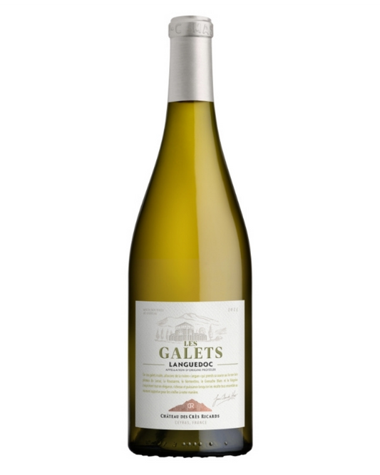 Château des Crès Ricards ‘Les Galets’, Languedoc Blanc, 2024