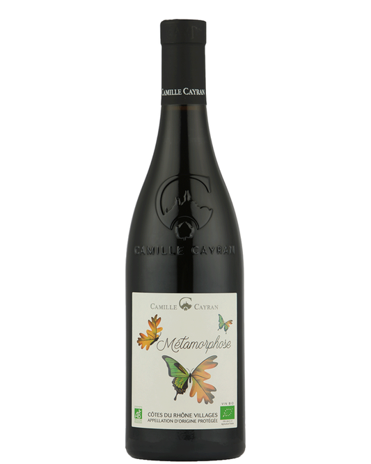 Métamorphose, Côtes-du-Rhône-Villages, Camille Cayran, Rhône 2022, BIO
