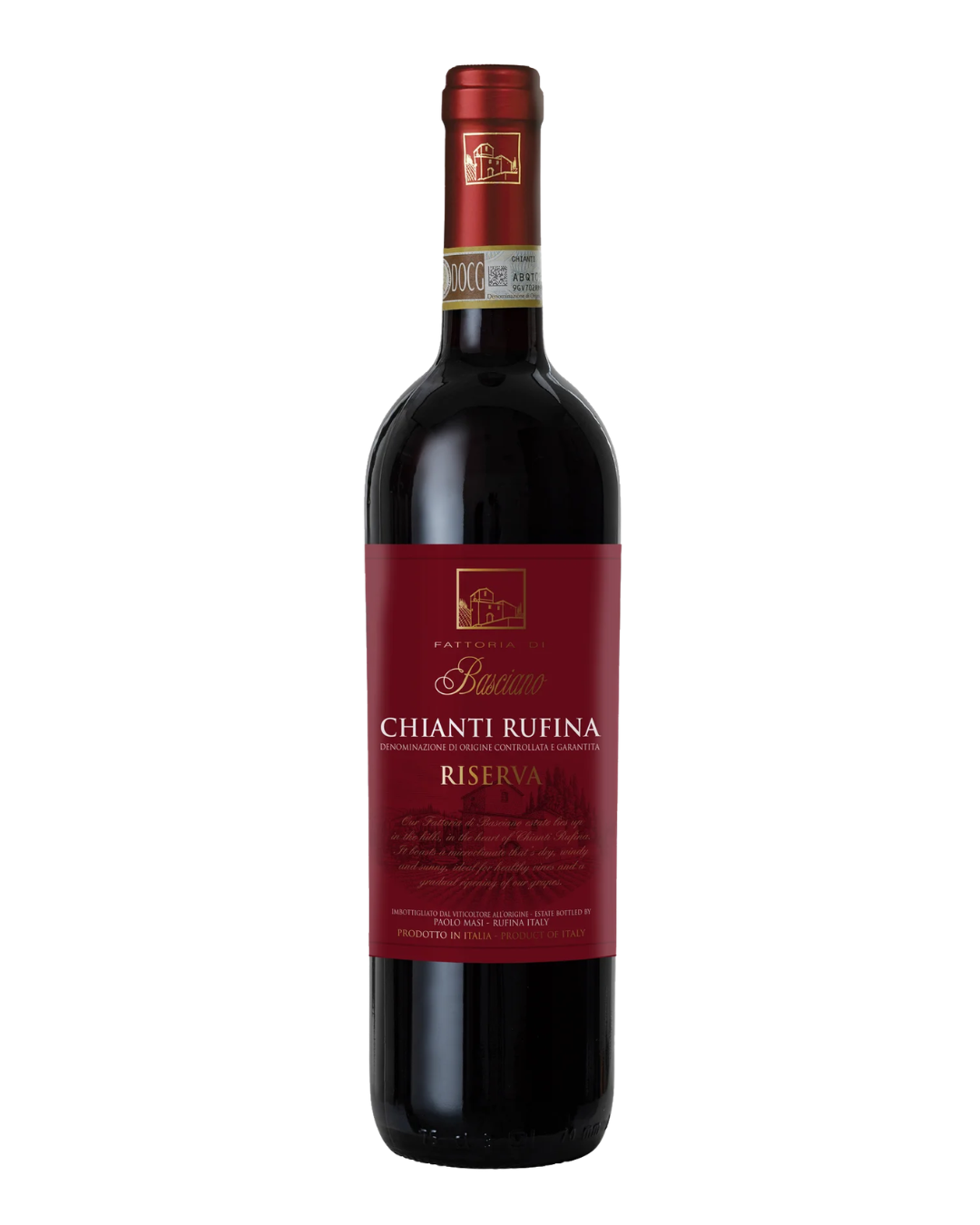 Chianti Rufina Riserva, Tenuta di Basciano, Toscane, Italië, 2019